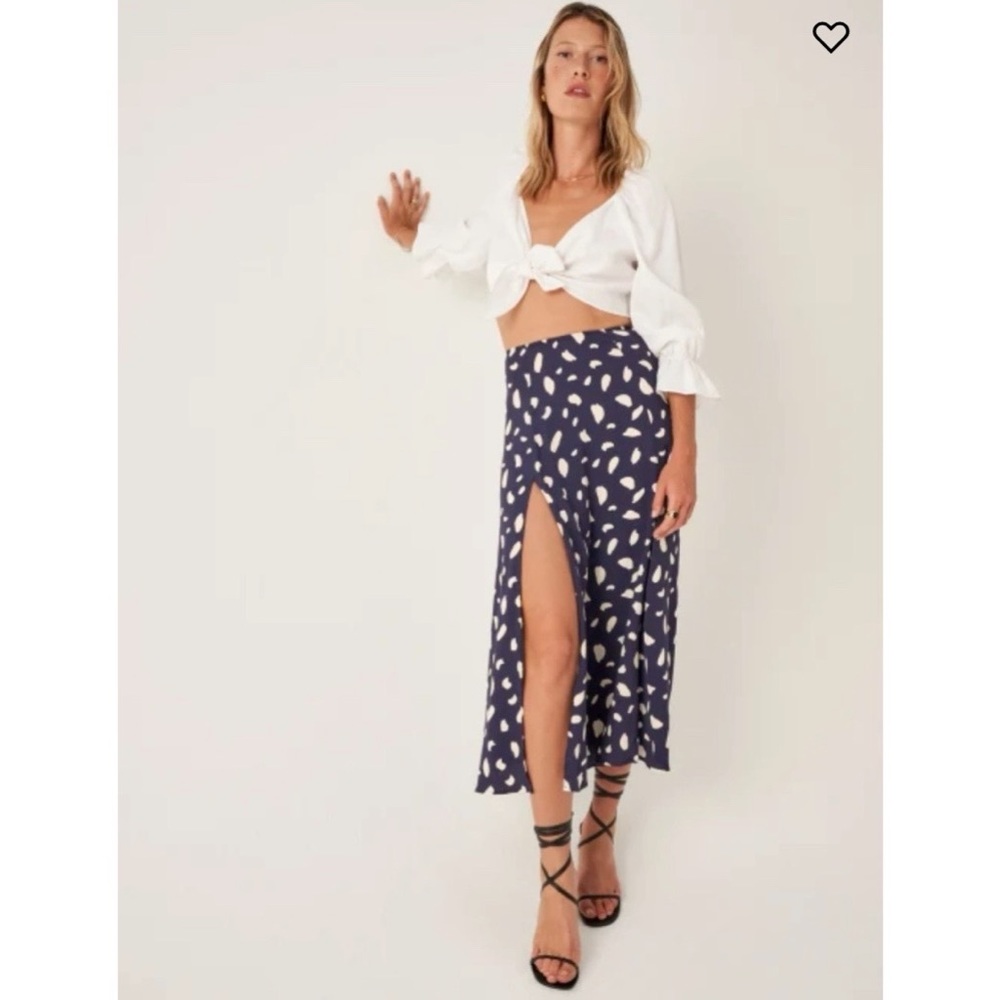 Reformation Zoe Skirt and Hummingbird Top